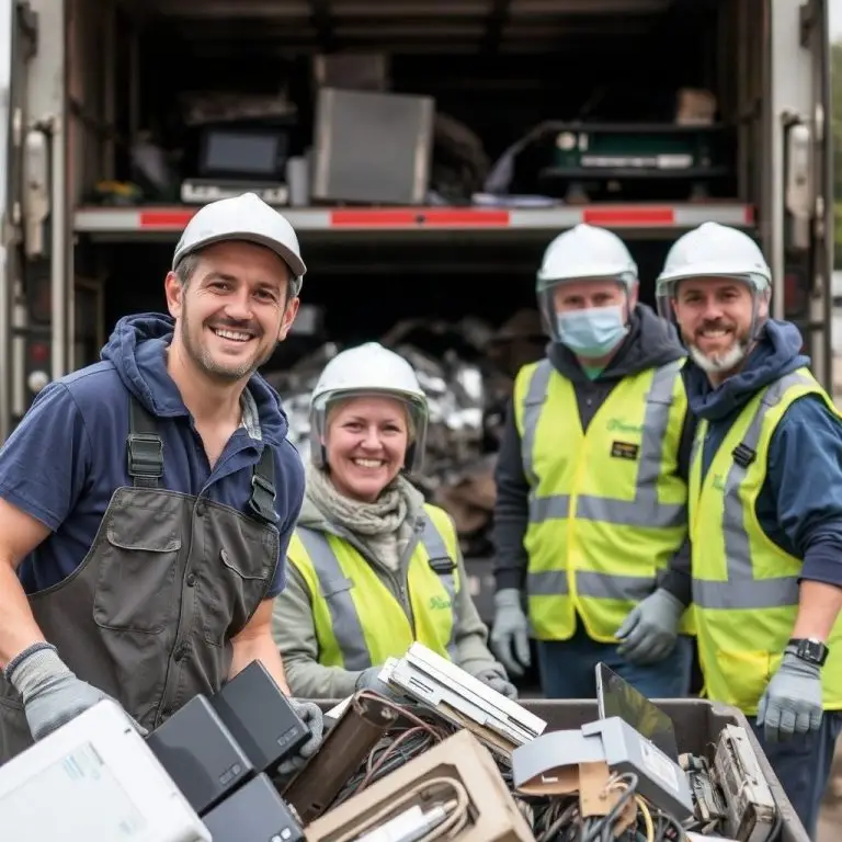 Echipa reciclare electronice mari
